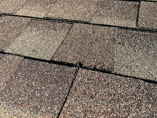 We are doing a roof inspection because the customer noticed some water damage in their attic.