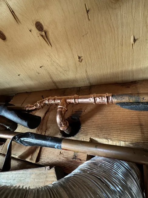 Repair Water Leak On Copper Pipe