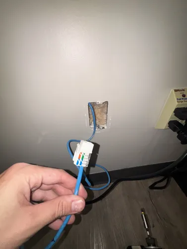 Troubleshot CAT 6 wiring.