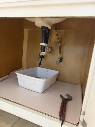 photo at Broken Arrow, OK on Jul 21, 2026: A clogged sink presented an issue that required immediate attention. We assessed the situation and photo at Broken Arrow, OK on Jul 21, 2026: A clogged sink presented an issue that required immediate attention. We assessed the situation and
