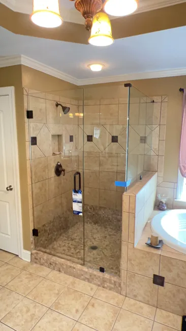Shower Door Installation