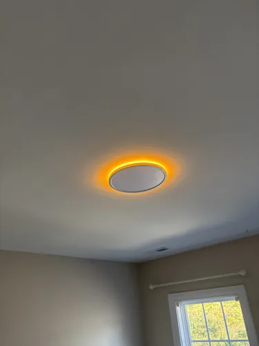 Took down an old ceiling fan & replaced it with a new small light fixture. Replaced a standard duplex outlet with a new USB outlet. Replaced 2 Eaton CH breakers one 15A & one 20A & installed a new 3-way decora switch.