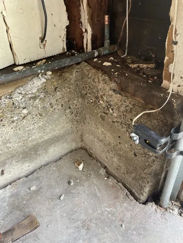 photo at Pleasant Hill, CA on Mar 28, 2026: A leak in the wall was causing concern, and we addressed the issue by repairing the water line. We 