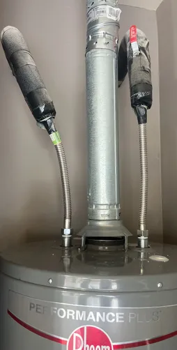 photo at Spring, TX on Dec 18, 2025: Water heater issues were reported several times by the customer, leading to repeated shutdowns. We 