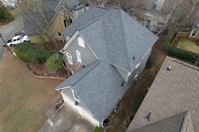 Another happy customer! We got this roof bought and approved through State Farm. Shingles - Owens Corning (Duration) - Estate Gray