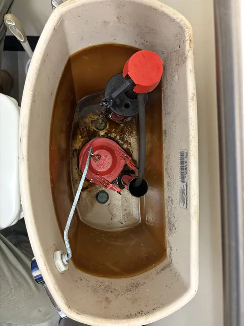 We replaced an outdated toilet fill valve with a Fluid Master model, ensuring efficient and reliable performance for this commercial facility.