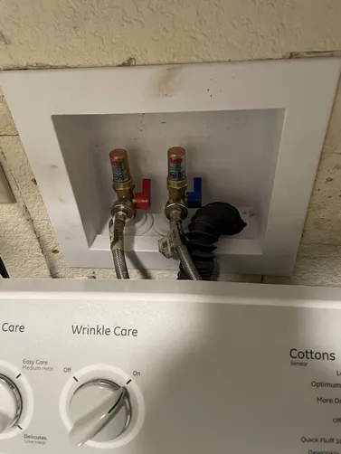 photo at Pleasant Hill, CA on Oct 22, 2025: A leaking laundry box required immediate attention to prevent further water damage. We replaced the