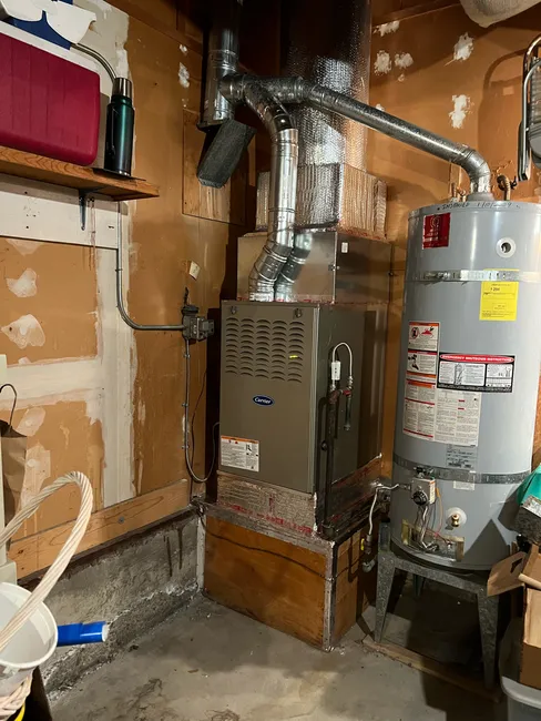 Installed a furnace.