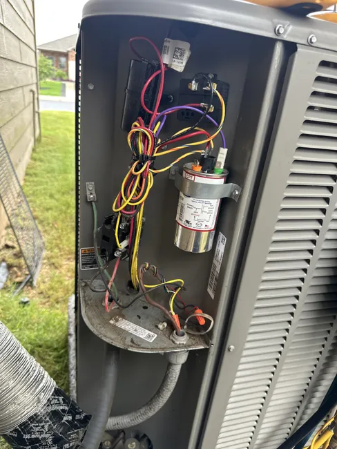 Restored optimal comfort in a Georgetown home by replacing a faulty capacitor in the AC system.