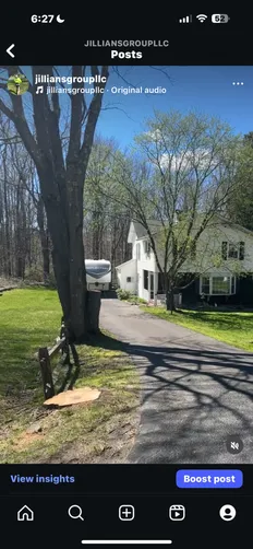 photo at Millbrook, NY on May 24, 2023: Power disruptions were caused by overgrown tree limbs making contact with utility wires. We address