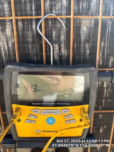 photo at Hurricane, UT on Oct 27, 2025: A noisy heat pump required our attention to enhance the comfort of the homeowner in Hurricane. We a