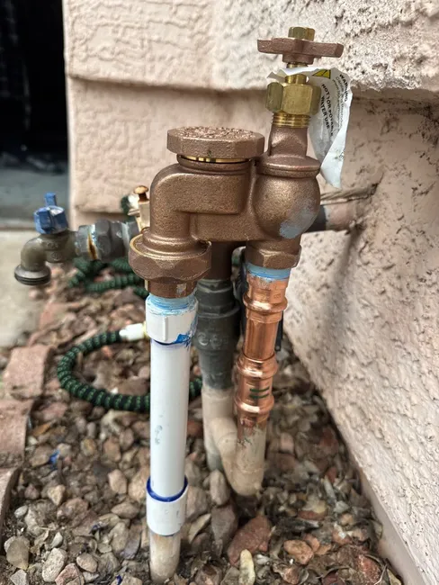 Replaced a 3/4” anti-siphon valve in the front yard for optimal irrigation performance.