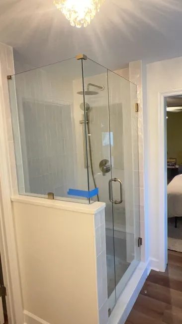 Shower Glass Door Install