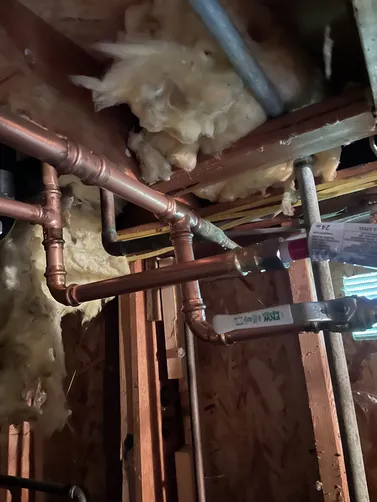 photo at Lafayette, CA on Mar 19, 2026: A leaking copper pipe connected to the water heater was causing concerns for the homeowner. We repl