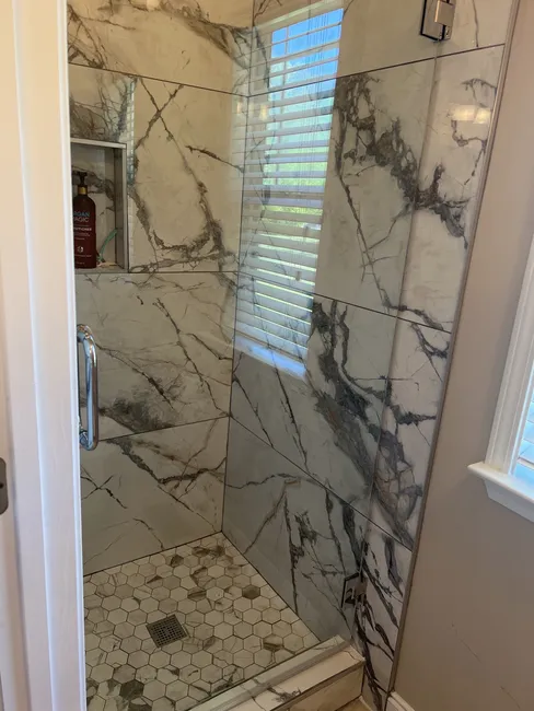 Glass door install 