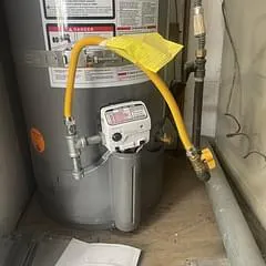 photo at Martinez, CA on Apr 14, 2026: The water heater had been displaying an error code, resulting in a complete loss of hot water. We p