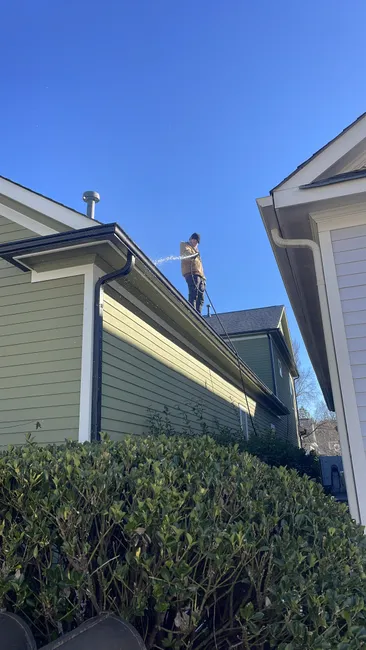 Thorough gutter cleaning in Cornelius safeguarded the system against seasonal debris, ensuring optimal drainage.