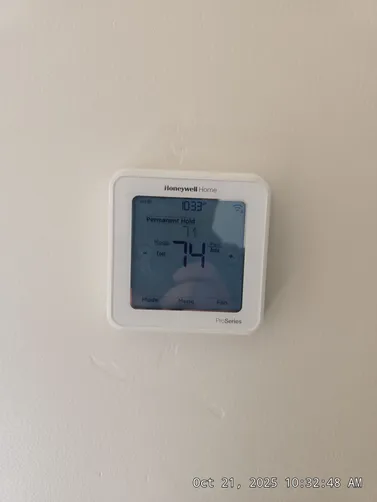 photo at Hurricane, UT on Oct 21, 2025: A malfunctioning thermostat created an issue with the HVAC system in Hurricane. We addressed this b