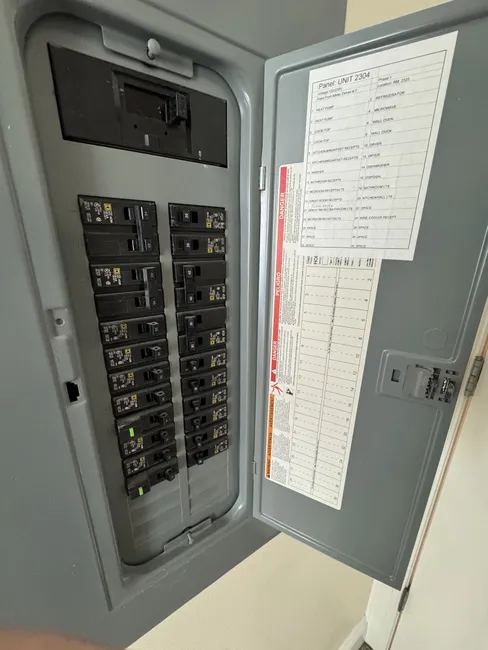 Corrected any loose connections in panel while conducting inspection.