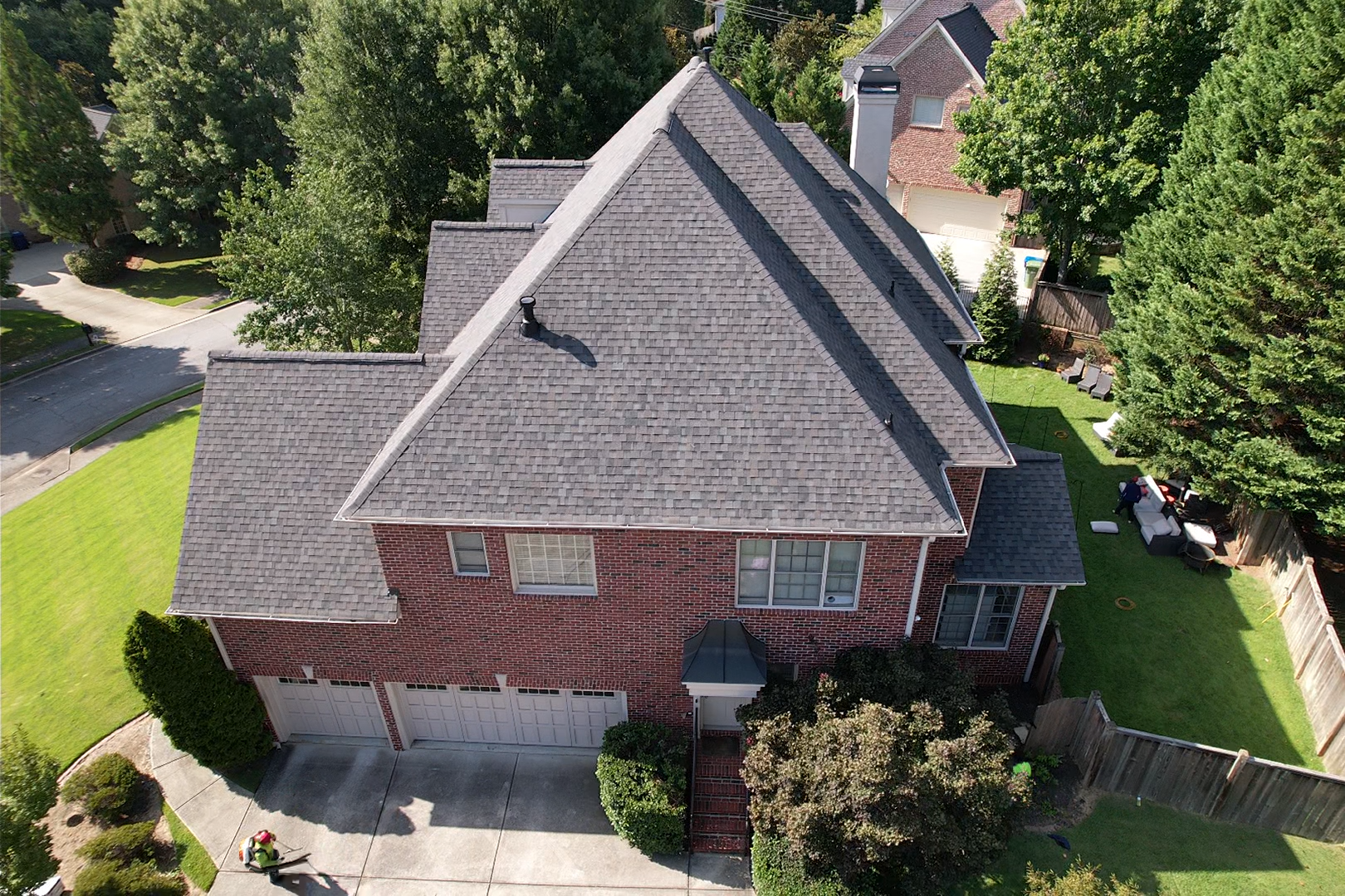 Atlanta home roof replaced after hail with Owens Corning Duration shingles