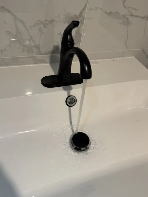 Install Lavatory Faucet