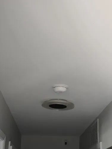 Replaced a ring camera flood light and replaced a smoke detector.