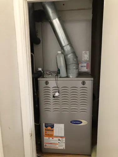 photo at Round Rock, TX on Jun 08, 2023: Service 1 system, system had a clogged primary condensate drain line, I blew the drain line out wit photo at Round Rock, TX on Jun 08, 2023: Service 1 system, system had a clogged primary condensate drain line, I blew the drain line out wit