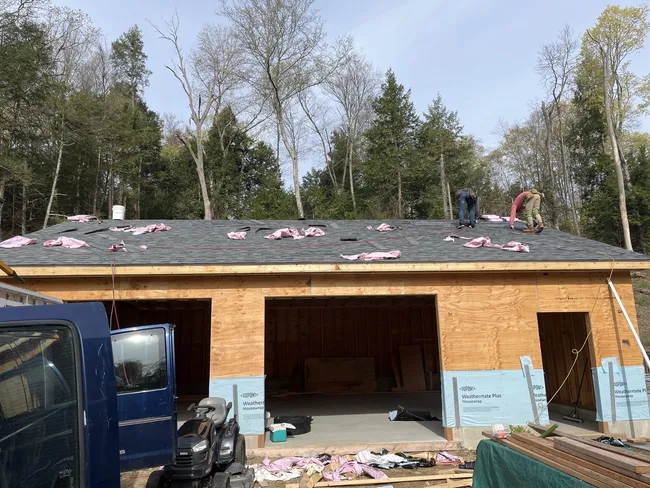 I installed new Owens Corning shingle on garage