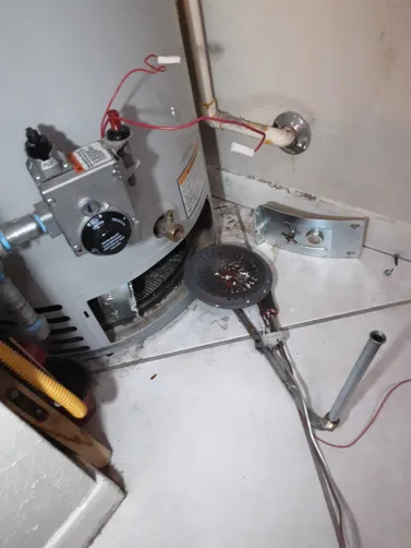 photo at Houston, TX on Nov 18, 2025: A malfunctioning water heater was quickly identified as the issue, prompting us to replace the ther