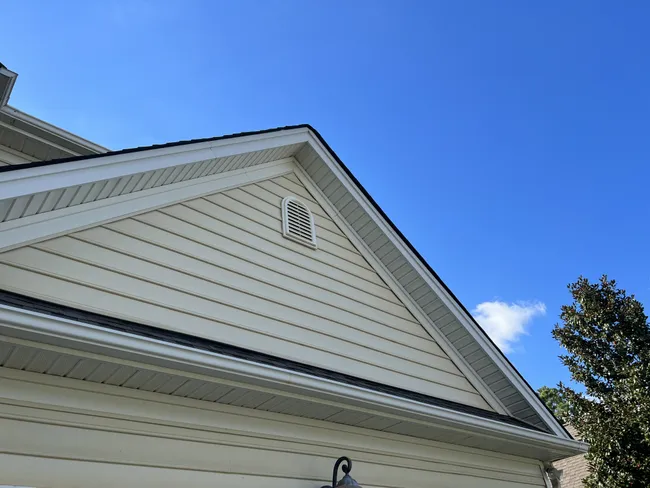 Repaired fascia metal and did a free inspection. Luckily, we found no damage to the asphalt shingles.