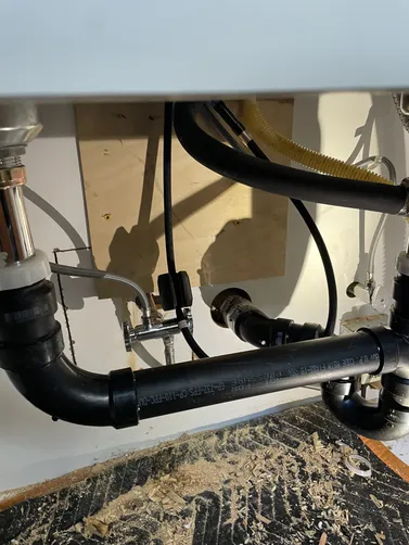 photo at Martinez, CA on Apr 02, 2026: A leaking kitchen shut-off valve was causing concern in the home. We promptly repaired and replaced