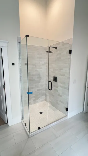 Shower Glass Door Install