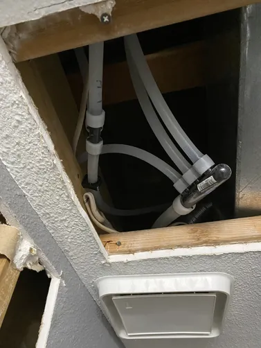 photo at Martinez, CA on Mar 03, 2026: A leaking in stab copper water line required immediate attention to prevent further damage. We re-p