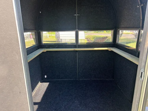 photo at Greenville, TX on Dec 11, 2025: Picked up from our Canton, TX location-6x6 Hunting Blind with solid floor, treated shelving, 6 fli