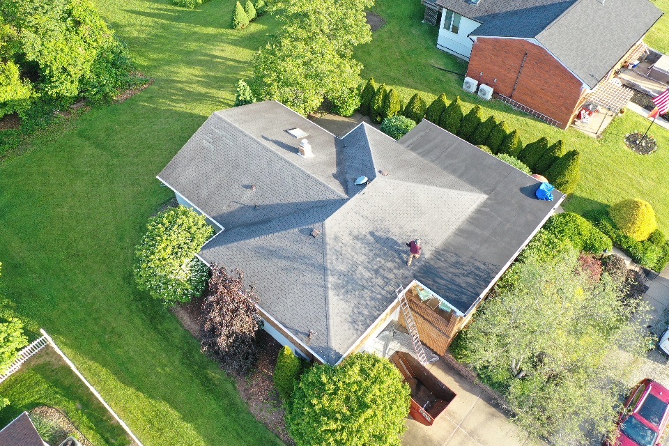 Full roof replacement in Monongahela for a longtime repair and gutter customer