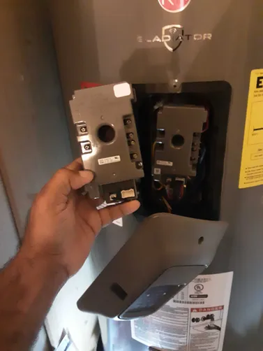 photo at Katy, TX on Nov 08, 2025: A malfunctioning water heater was traced back to a defective control board. We diagnosed the issue 