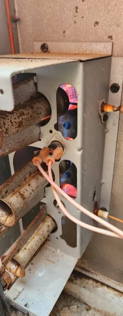 Replaced a locked-up inducer motor on this gas package unit. Heating is restored and running smoothly!