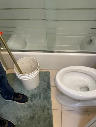 photo at Walnut Creek, CA on Mar 26, 2026: After encountering a blocked toilet, we took action by utilizing an auger to effectively clear the 