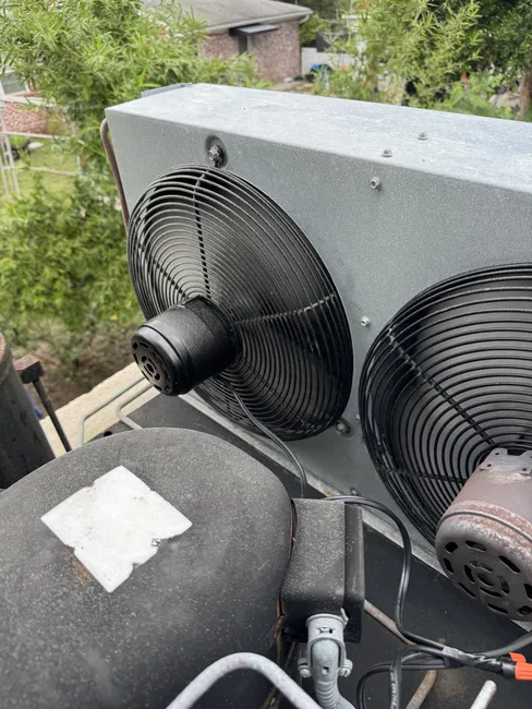 Urgent repairs on HVAC units included replacing a faulty blower motor and condenser fan, ensuring optimal performance.