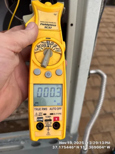 photo at Hurricane, UT on Nov 19, 2025: An inspection of the furnace revealed the need for a standard service to ensure optimal performance