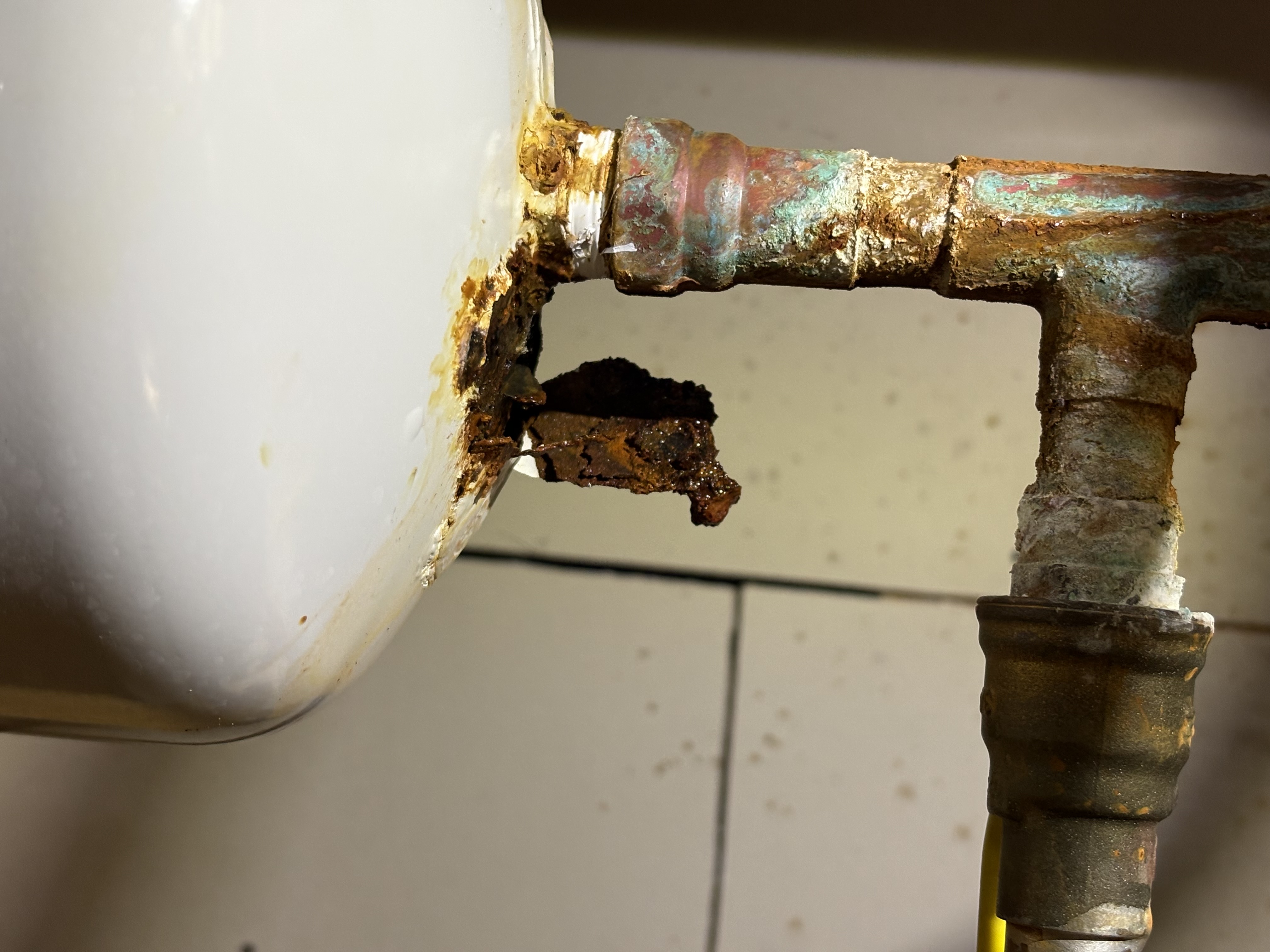 Water heater plumbing at Aquila at McDowell Mountain, Scottsdale