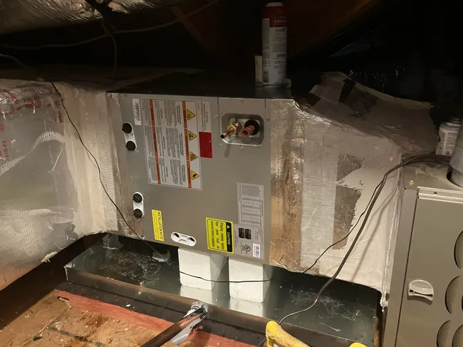 A new American Standard cased evaporator coil was expertly installed, ensuring efficient cooling and lasting comfort.