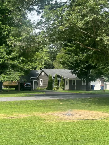 photo at Pine Plains, NY on Jul 07, 2025: We were called to remove a dead tree in the center of a customers front yard. Our team came in and 