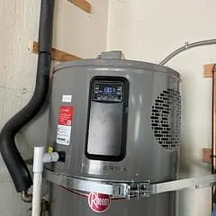 photo at Alamo, CA on Apr 03, 2026: When the Pro Terra heat pump water heater displayed an error code, prompt action was necessary. We 