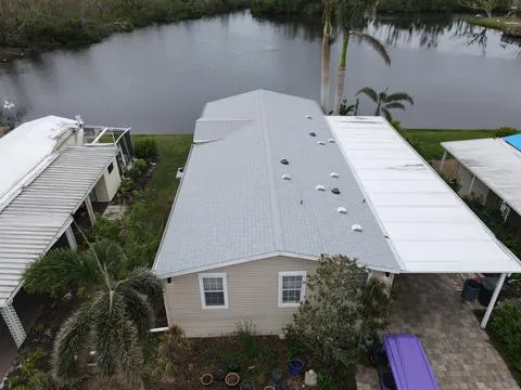 Damaged Shingle Roof Replacement