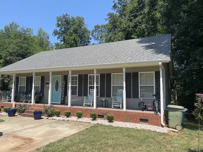 The customer had tree damage to their metal roof and needed a roofing company willing to take on such a small project. We were glad that they chose us to handle the roof repair job.