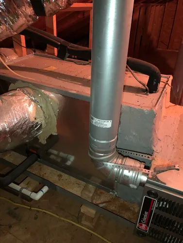 photo at Georgetown, TX on Jun 12, 2023: Service 1 system-Gas
19 year old 3 ton Rheem R-22 system is low on refrigerant, found leak at the e photo at Georgetown, TX on Jun 12, 2023: Service 1 system-Gas
19 year old 3 ton Rheem R-22 system is low on refrigerant, found leak at the e