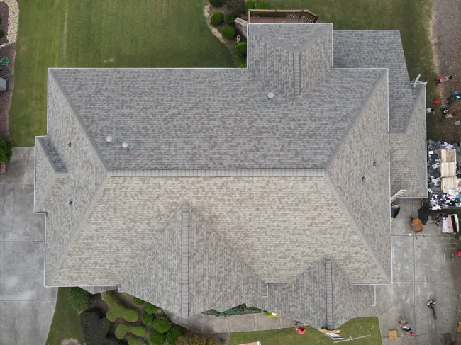 Roof Repair and Roof Replacement. Beautiful new roof in Canton.