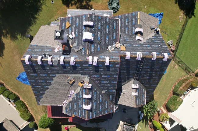 New Roof with deductible as the only out of pocket cost.