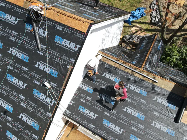We got our customer's roof paid for by Liberty Mutual. They were so pleased with a new roof for only the deductible out of pocket.